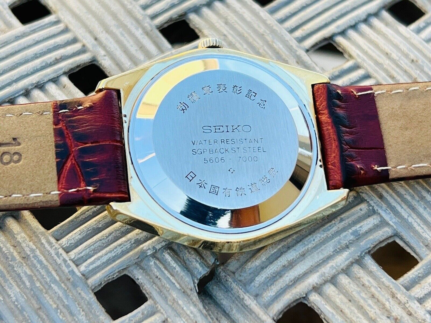 Vintage Seiko LM Automatic 23 Jewels Gents Watch, 5606-7000 Japan Made, Perfect - Grab A Watch Co
