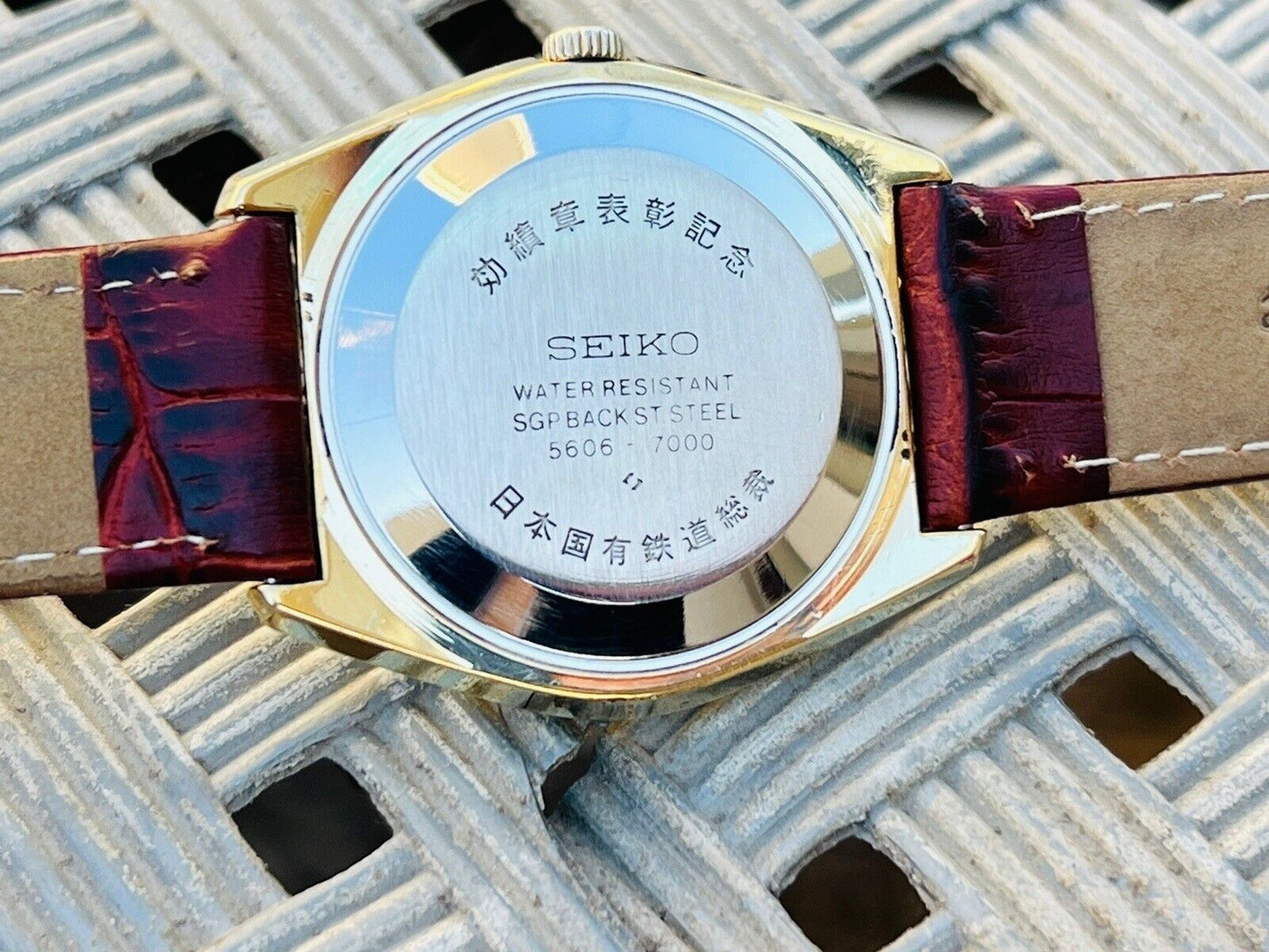 Vintage Seiko LM Automatic 23 Jewels Gents Watch, 5606-7000 Japan Made, Perfect - Grab A Watch Co
