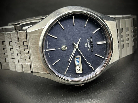 Vintage Seiko QZ Quartz 38mm 0923-8010 Gents Watch, Japan made - Grab A Watch Co