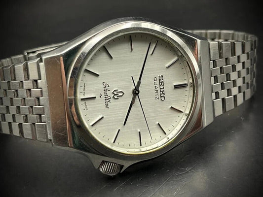 Vintage Seiko SilverWave Quartz Gents Watch, Japan made - Grab A Watch Co