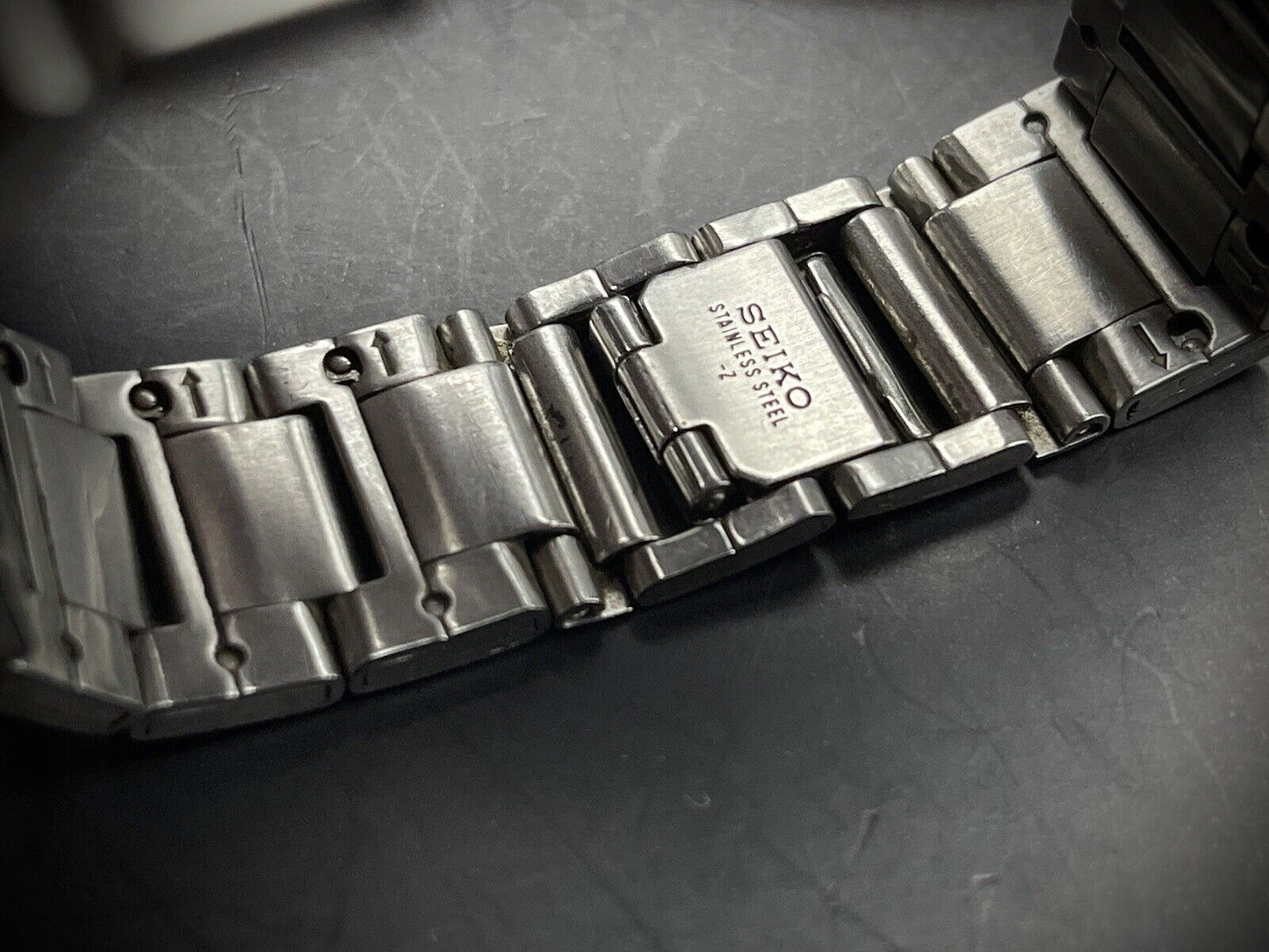 Vintage Seiko Spider Web Dial Rare Quartz Slim 34mm Gents Watch, Japan Made - Grab A Watch Co