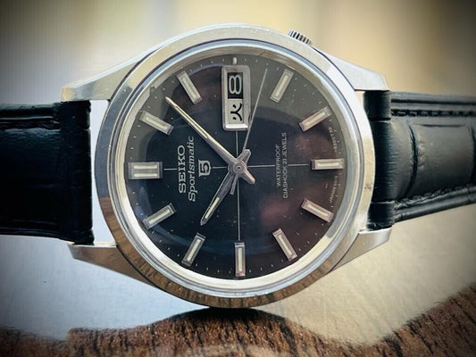 Vintage Seiko Sportsmatic 6619-8110 Automatic Gents Watch Japan 37mm - Grab A Watch Co