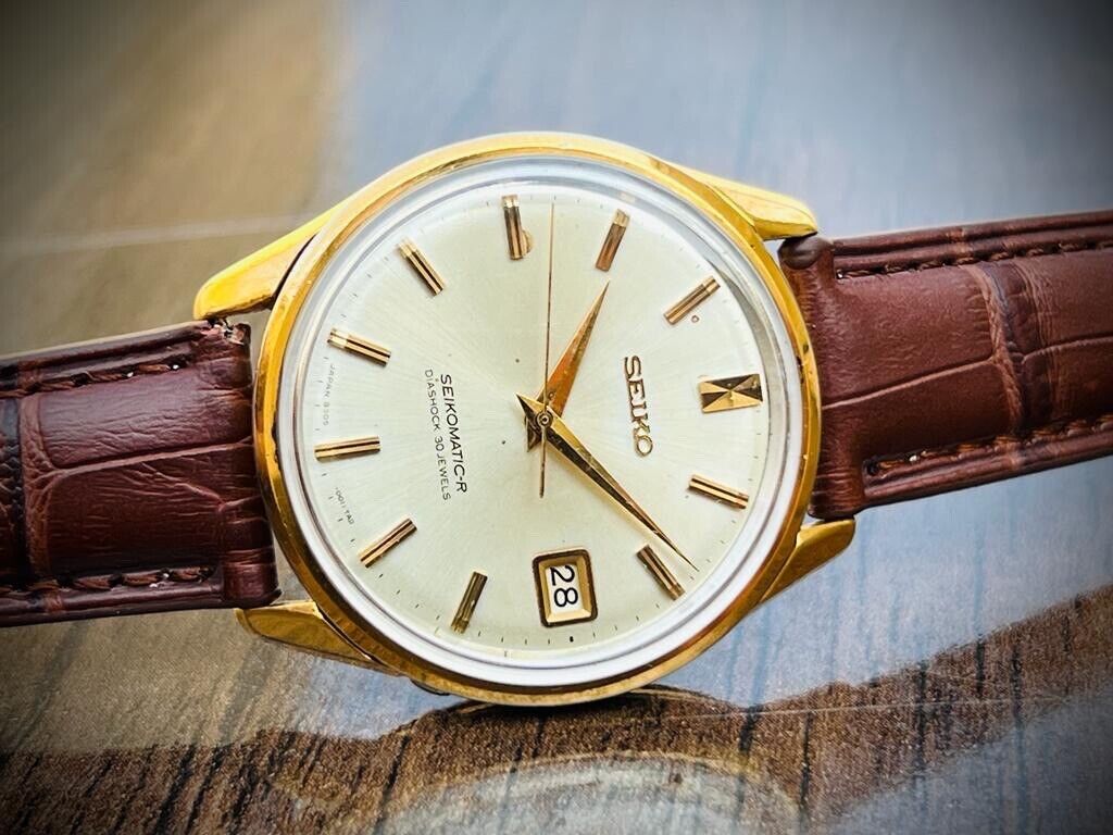 Vintage Seiko Sportsmatic-R 30 Jewels 8305-0020 Automatic Gents Watch,Japan 38mm - Grab A Watch Co