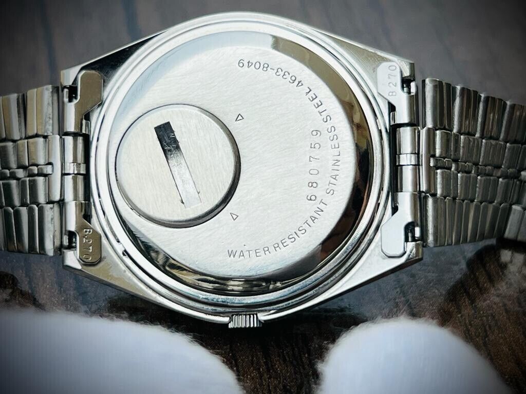 Vintage Seiko SQ 4004 Quartz Blue Dial 37mm Gents Watch, Stunning Japan Made - Grab A Watch Co