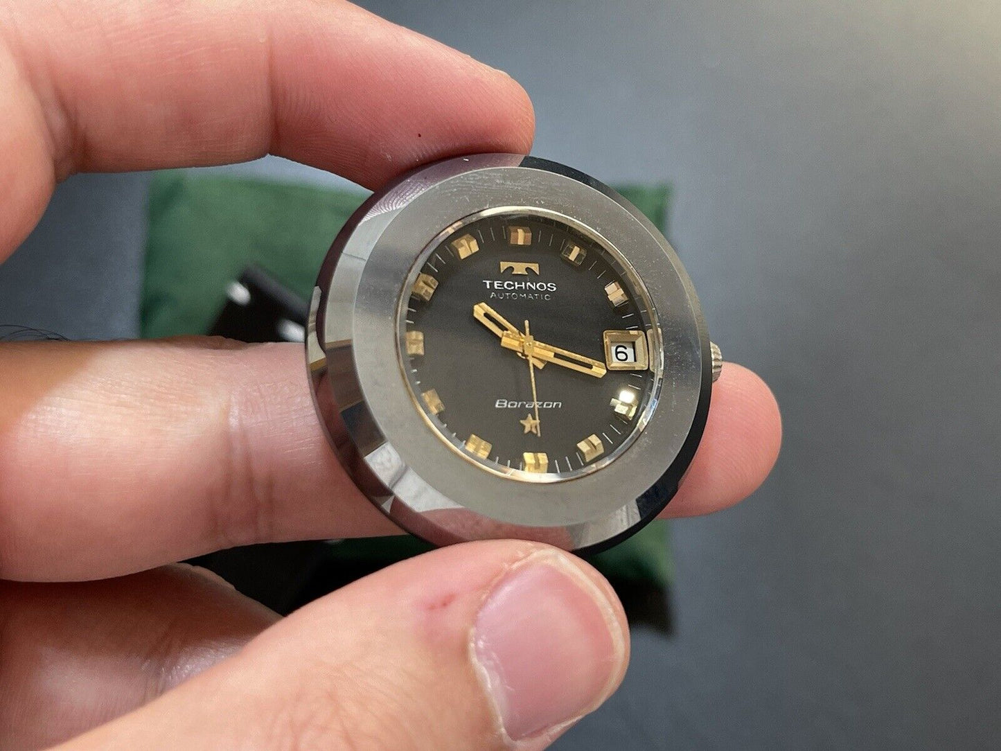 Vintage Technos Borazon D77411 Diastar , 38mm Automatic Gents Watch, Swiss Made - Grab A Watch Co