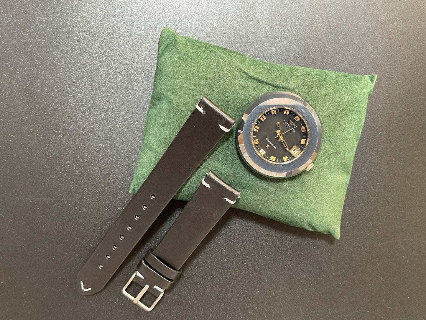 Vintage Technos Borazon D77411 Diastar , 38mm Automatic Gents Watch, Swiss Made - Grab A Watch Co