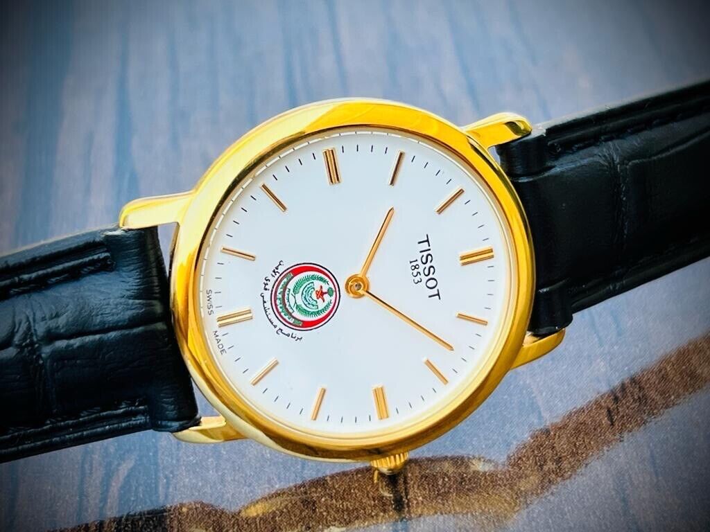Vintage Tissot 30m Arabic Gifted Dial Quartz Slim Mens Watch, Perfect 32mm - Grab A Watch Co