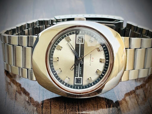Vintage Tissot T12 Automatic 38mm Mens Watch, Swiss Made - Grab A Watch Co