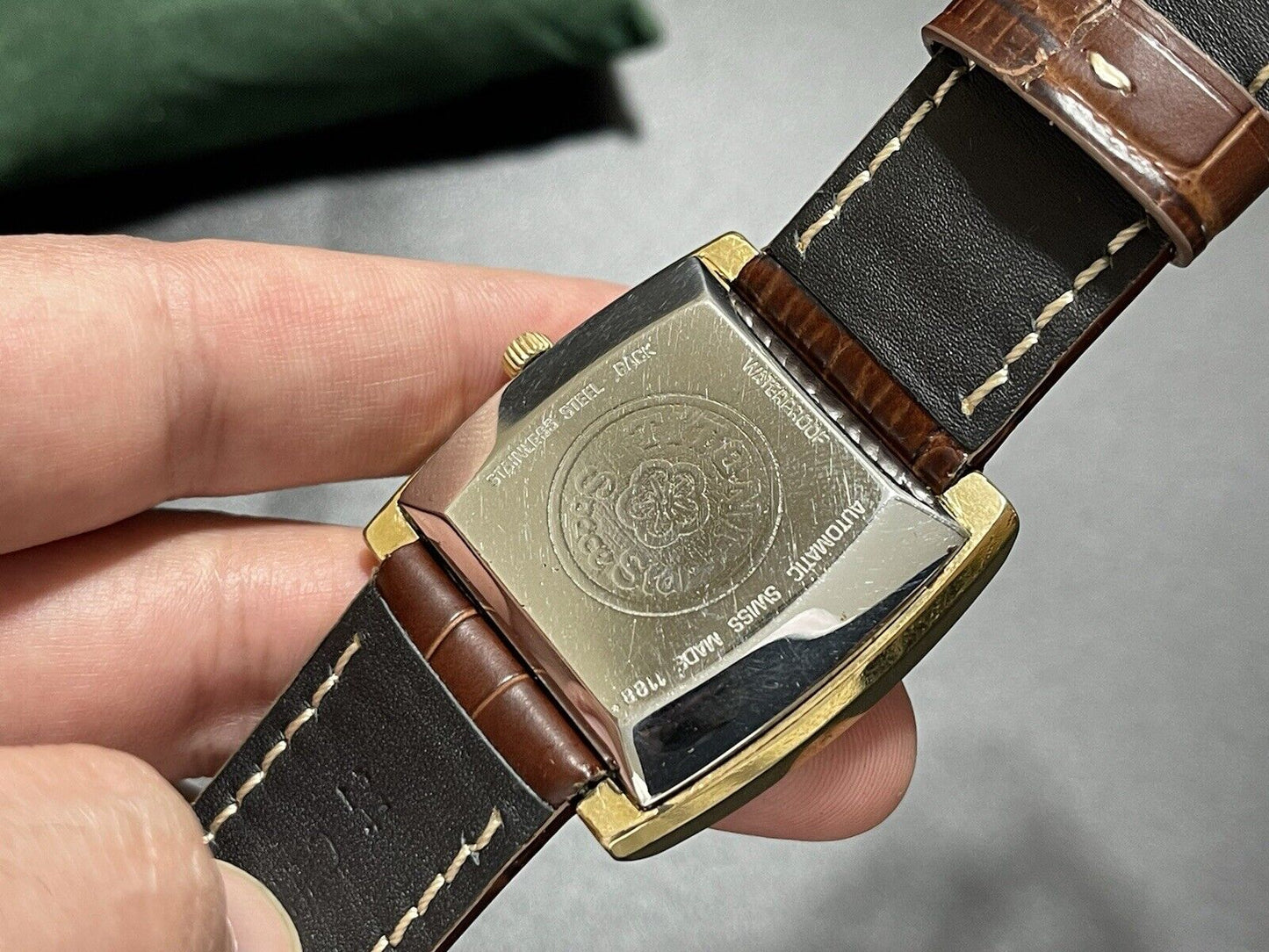 Vintage Titoni Space Star Unique Dial 37mm Rotomatic TV Shape Gents Watch, Swiss - Grab A Watch Co