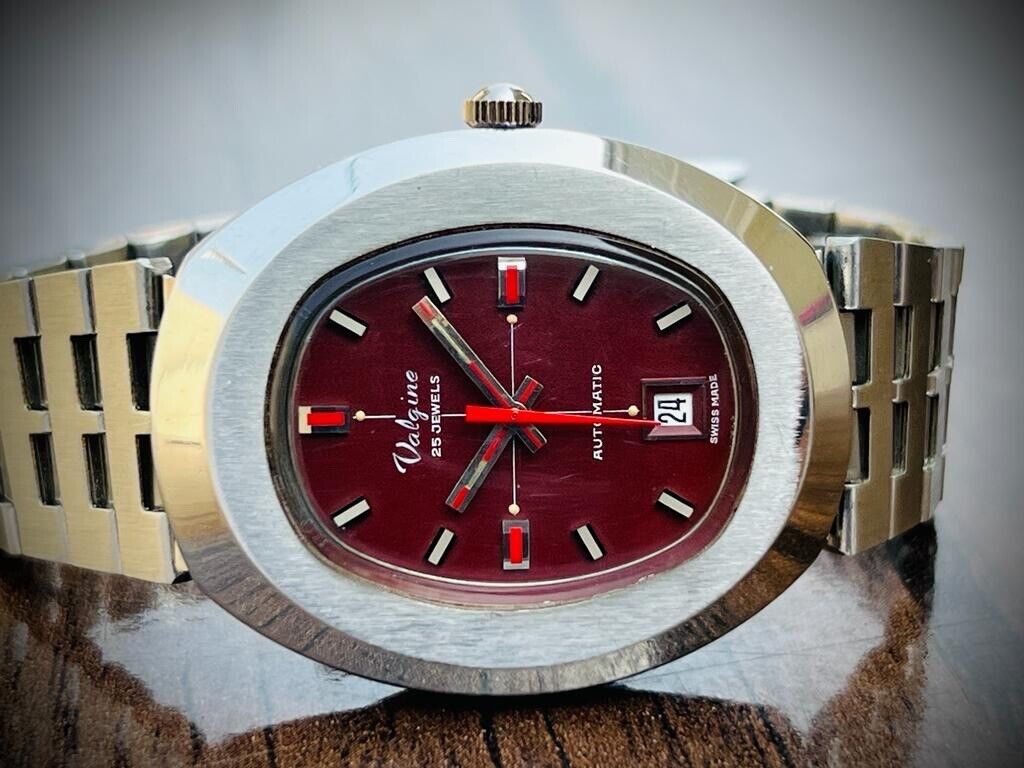 Vintage Valgine 36mm NOS Automatic Gents Watch, Swiss Made - Grab A Watch Co
