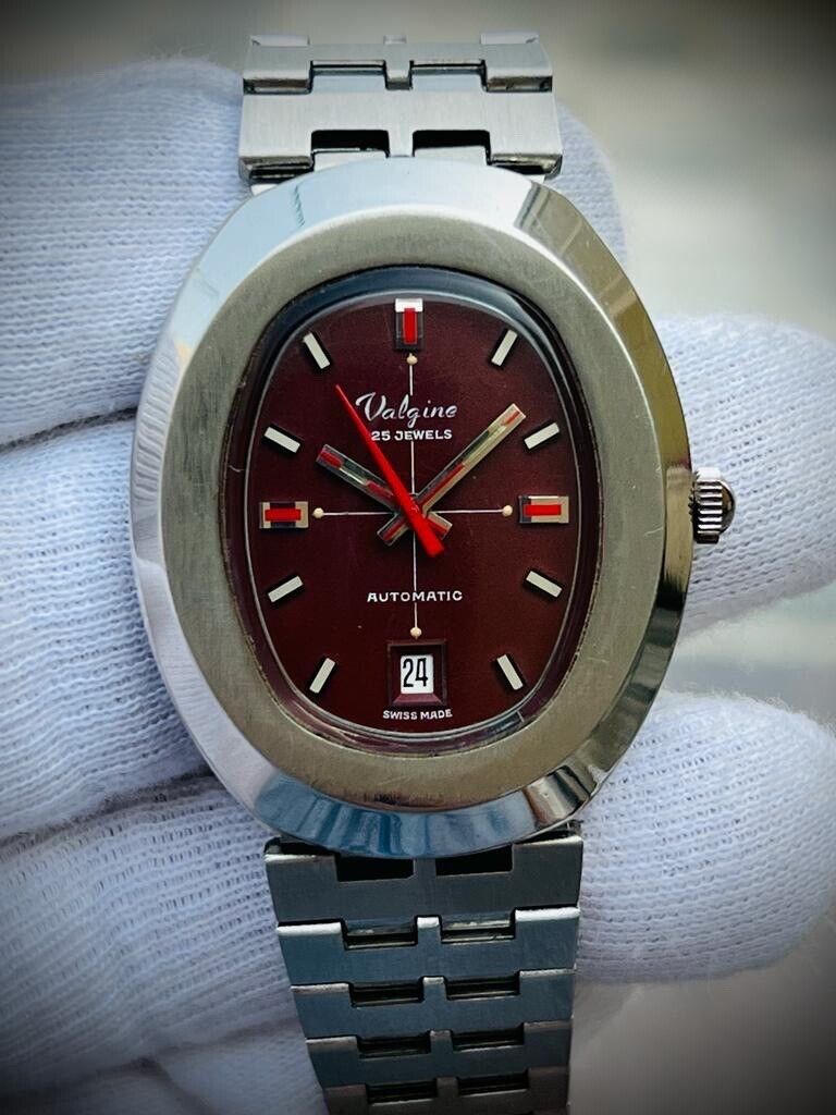 Vintage Valgine 36mm NOS Automatic Gents Watch, Swiss Made - Grab A Watch Co