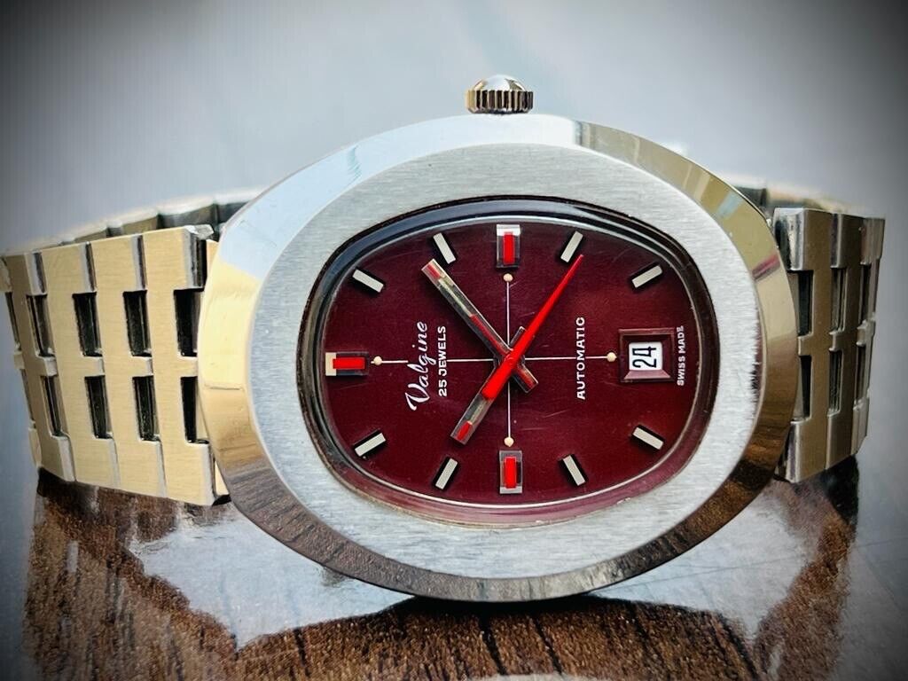 Vintage Valgine 36mm NOS Automatic Gents Watch, Swiss Made - Grab A Watch Co