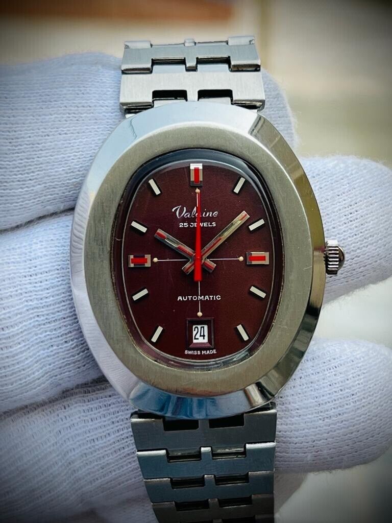 Vintage Valgine 36mm NOS Automatic Gents Watch, Swiss Made - Grab A Watch Co