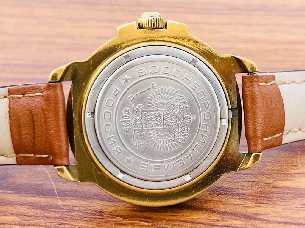 Vintage Vostok Komandirskie Air Force USSR Soviet Gents Watch Manual Wind 40mm - Grab A Watch Co