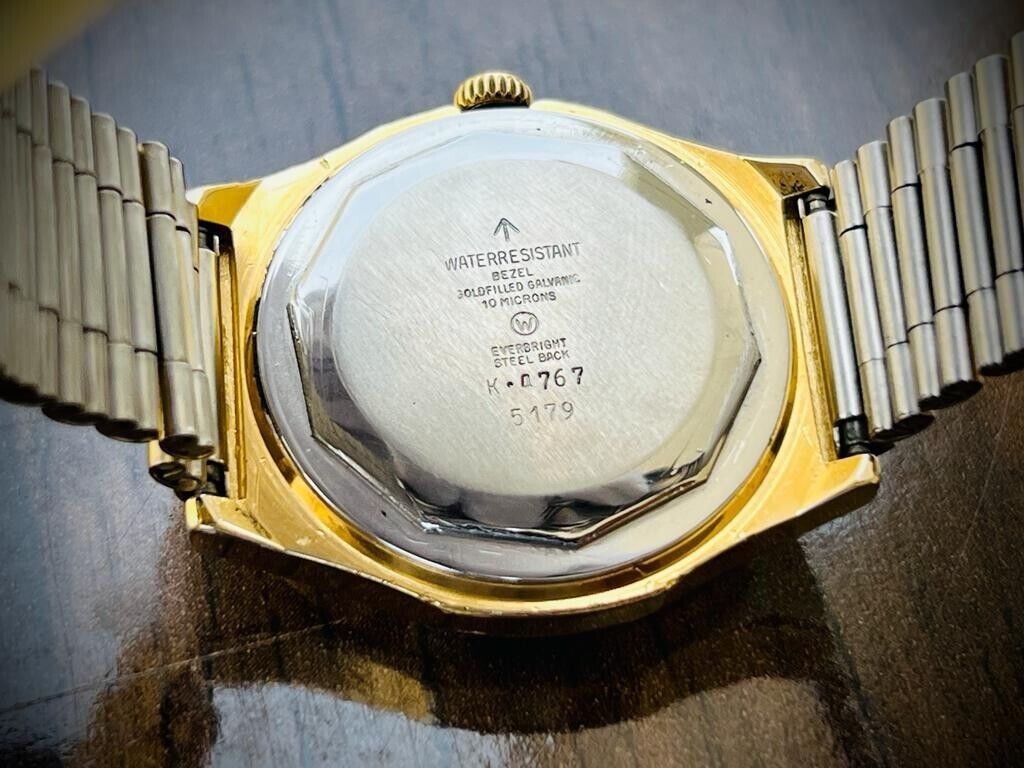 Vintage West End All Gold 35mm Automatic Gents Watch Swiss Made, Rare Model - Grab A Watch Co