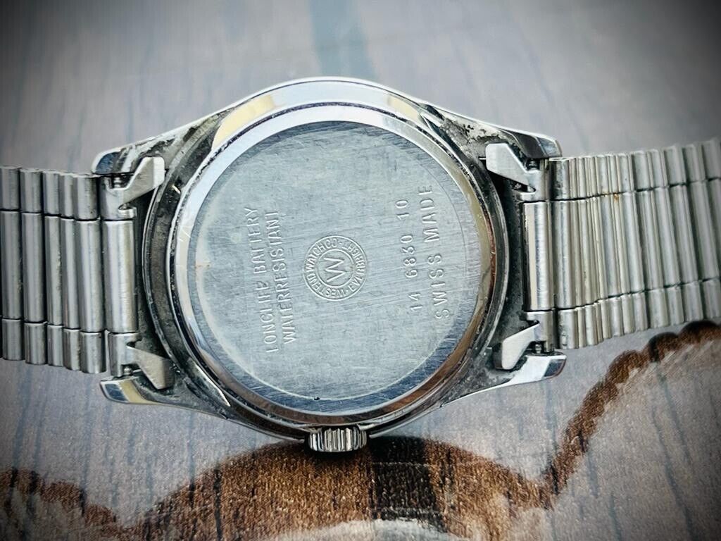 Vintage West End Black Dial 34mm Quartz Gents Watch Swiss Made, Perfect - Grab A Watch Co