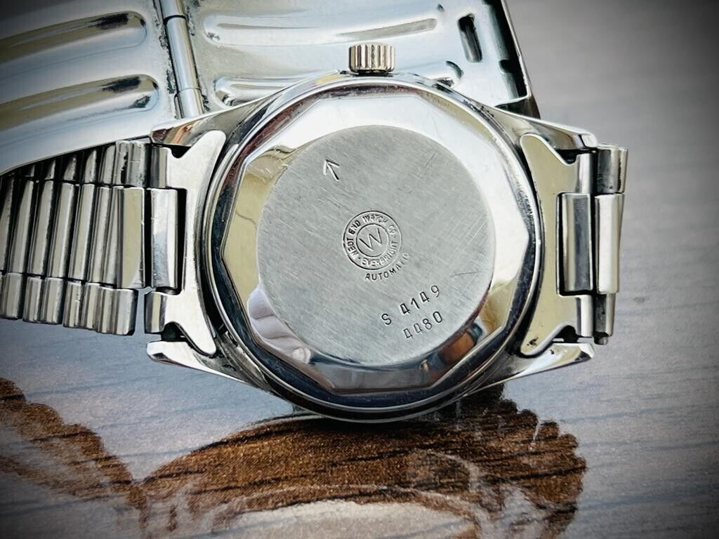 Vintage West End Black Dial 39mm Automatic Gents Watch Swiss Made, Perfect - Grab A Watch Co