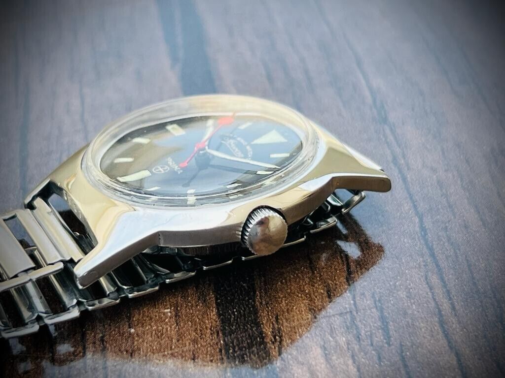 Vintage West End Black Dial Manual Wind Gents Watch 37mm, Swiss Made - Grab A Watch Co