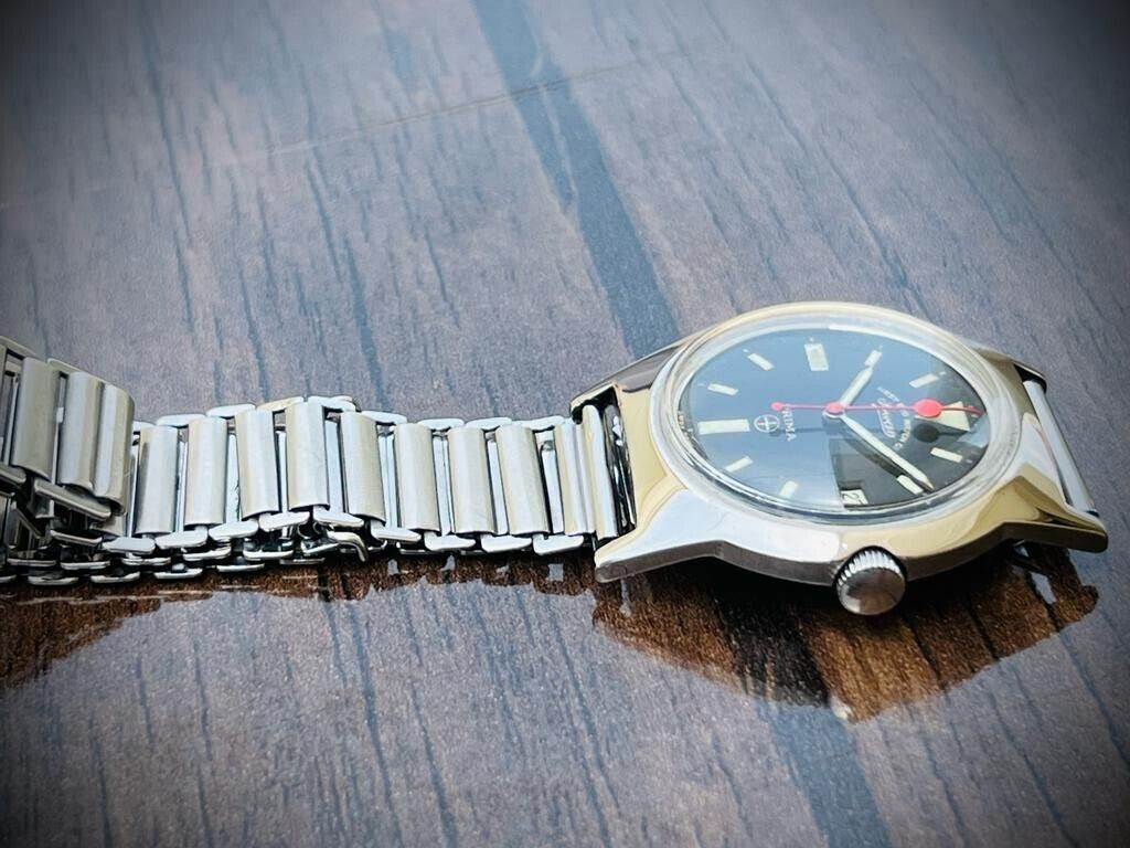 Vintage West End Black Dial Manual Wind Gents Watch 37mm, Swiss Made - Grab A Watch Co