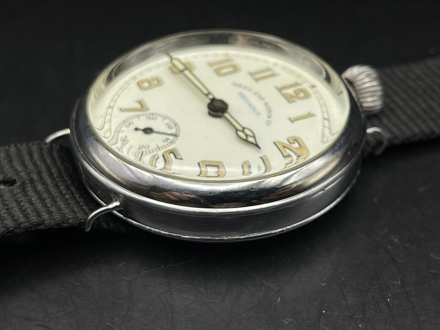 Vintage West End Co Secundus 3814 Manual Wind Gents Watch, 40mm, Swiss Made - Grab A Watch Co