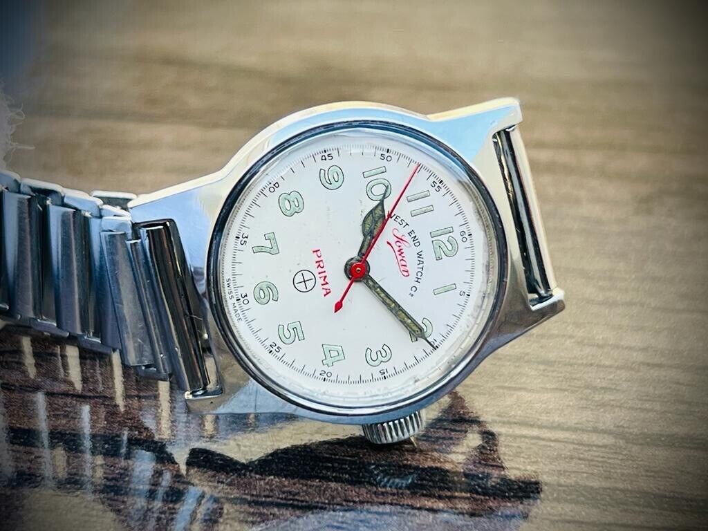 Vintage West End Manual Wind Gents Watch 27mm Midi Size, Swiss Made - Grab A Watch Co