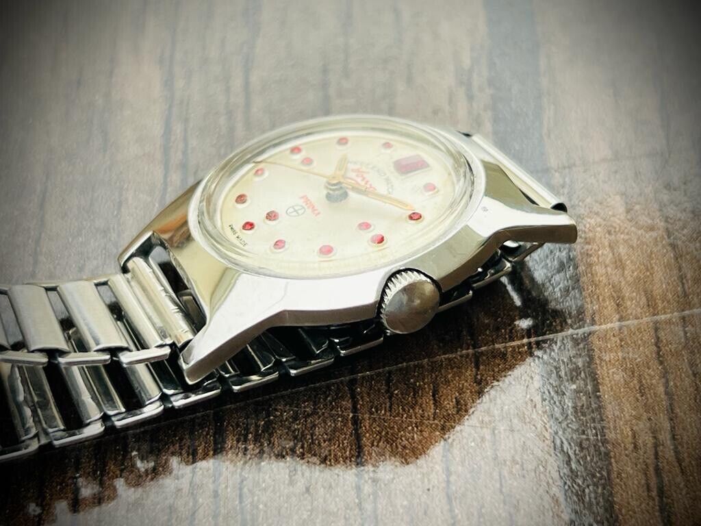 Vintage West End Ruby Dial Manual Wind Gents Watch 31mm, Swiss Made - Grab A Watch Co