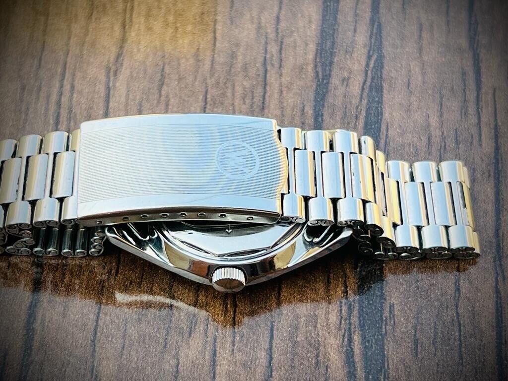 Vintage West End Salmon Dial 34mm Automatic Gents Watch Swiss Made - Grab A Watch Co