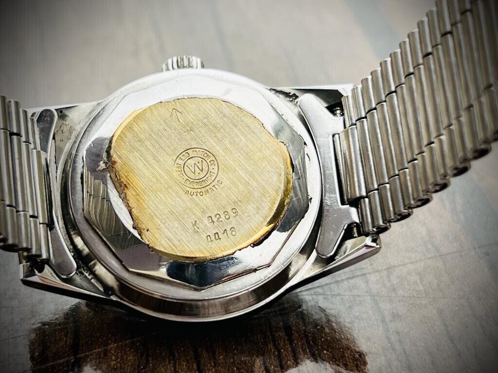 Vintage West End Salmon Dial 35mm Automatic Gents Watch Swiss Made - Grab A Watch Co