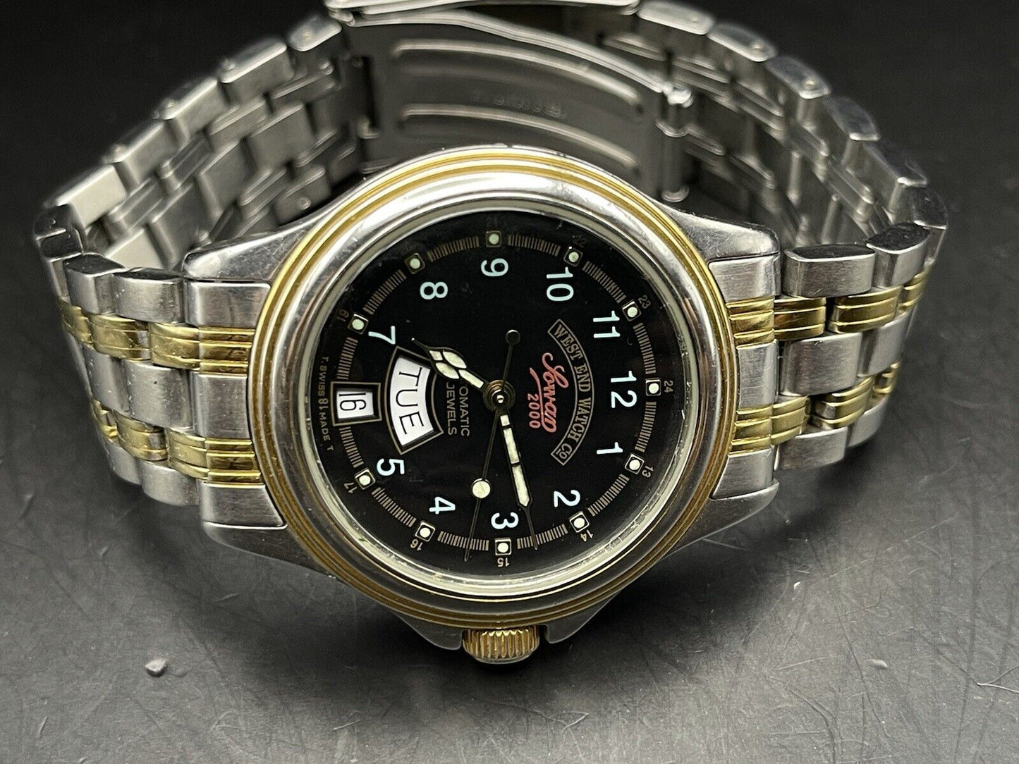 Vintage West End Sowan 2000 Commander Automatic Gents Watch, Swiss made - Grab A Watch Co