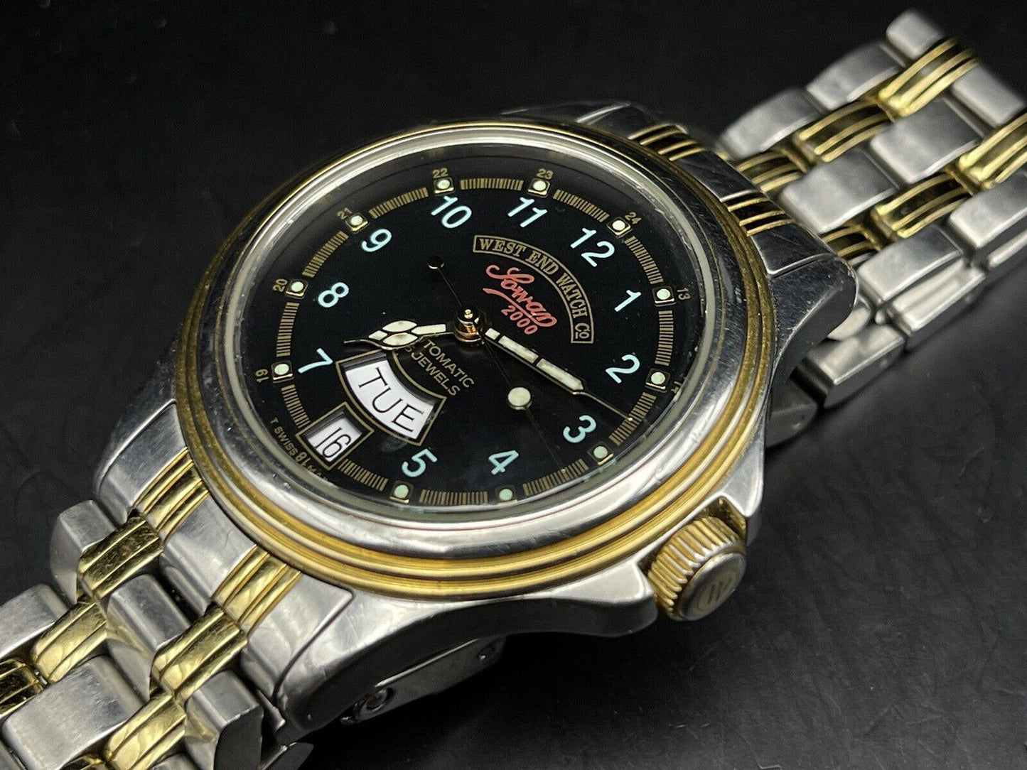 Vintage West End Sowan 2000 Commander Automatic Gents Watch, Swiss made - Grab A Watch Co