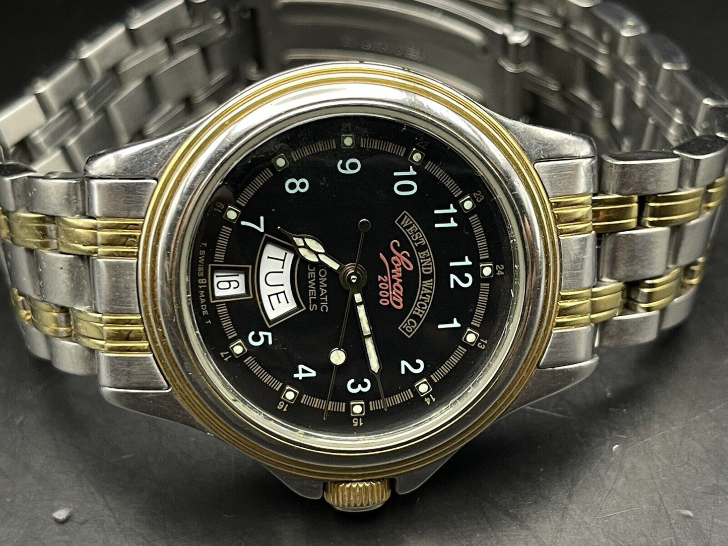 Vintage West End Sowan 2000 Commander Automatic Gents Watch, Swiss made - Grab A Watch Co