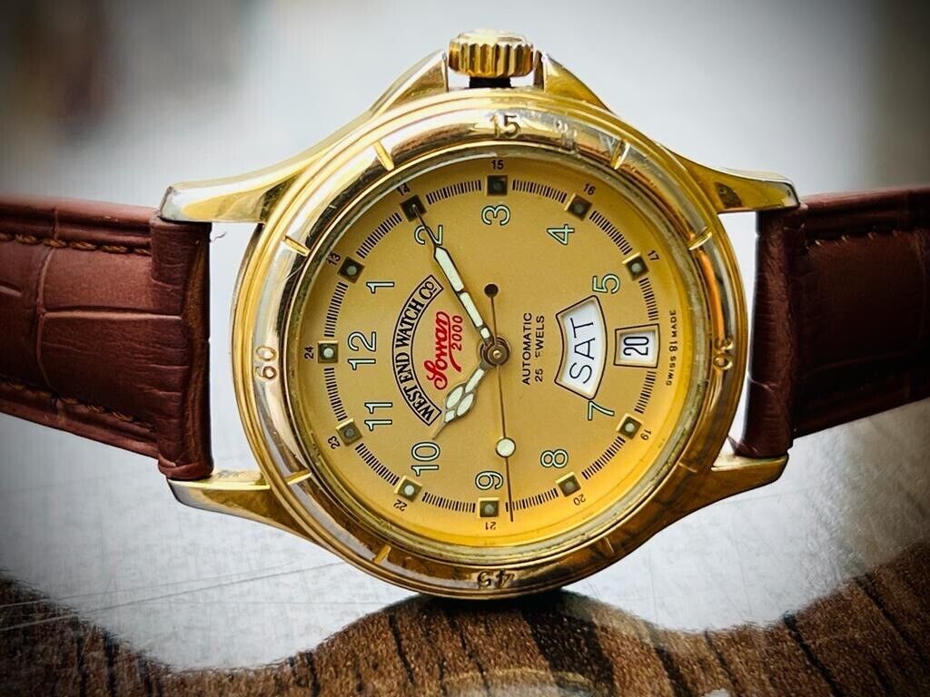 Vintage West End Sowan 2000 Commander Automatic Gents Watch, Swiss made - Grab A Watch Co