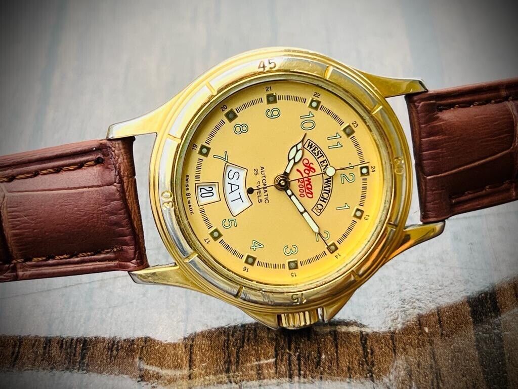 Vintage West End Sowan 2000 Commander Automatic Gents Watch, Swiss made - Grab A Watch Co