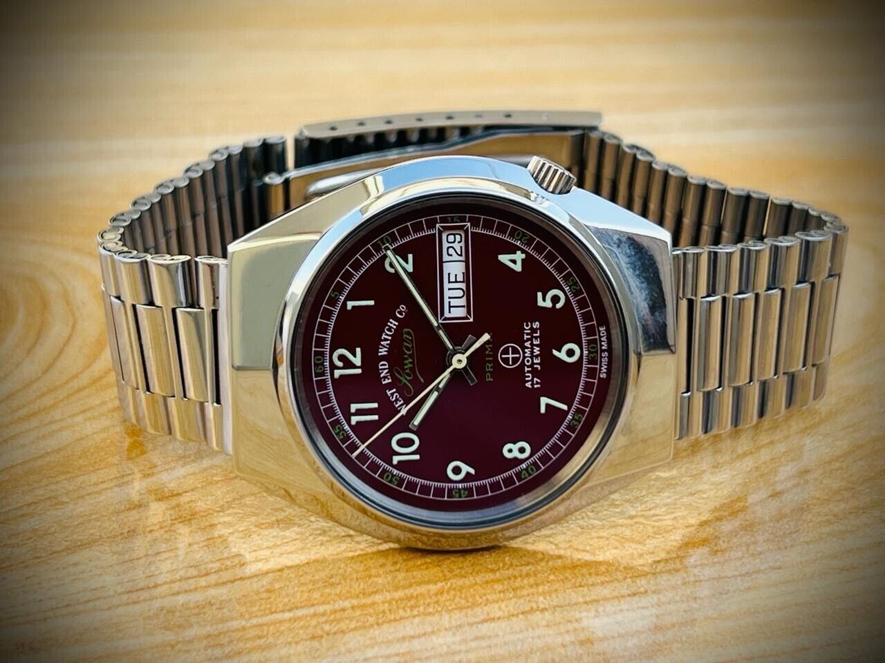 Vintage West End Special Dial 37mm Automatic Gents Watch Swiss Made - Grab A Watch Co