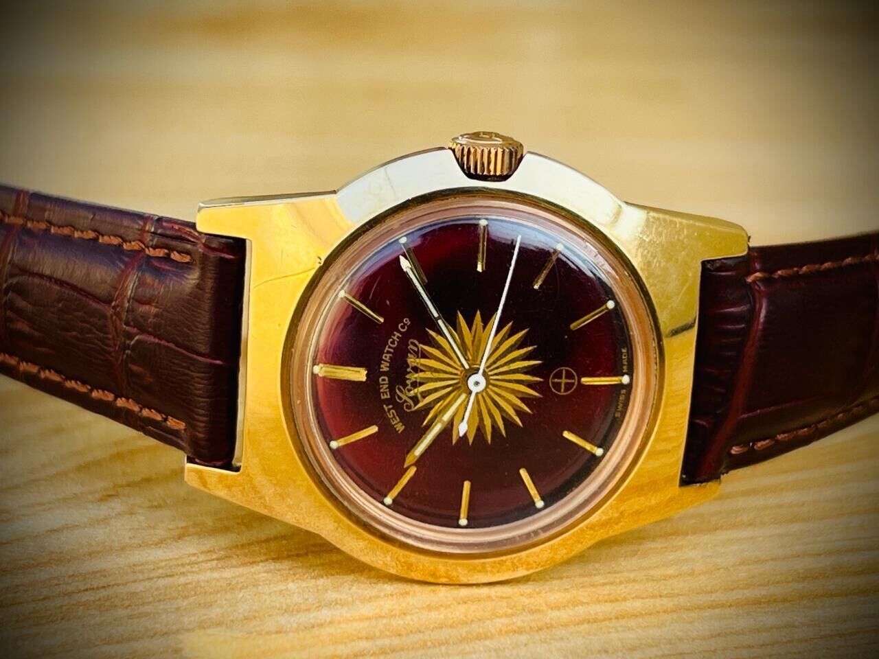 Vintage West End Stunning Dial Manual Wind Gents Watch 36mm Swiss Made - Grab A Watch Co
