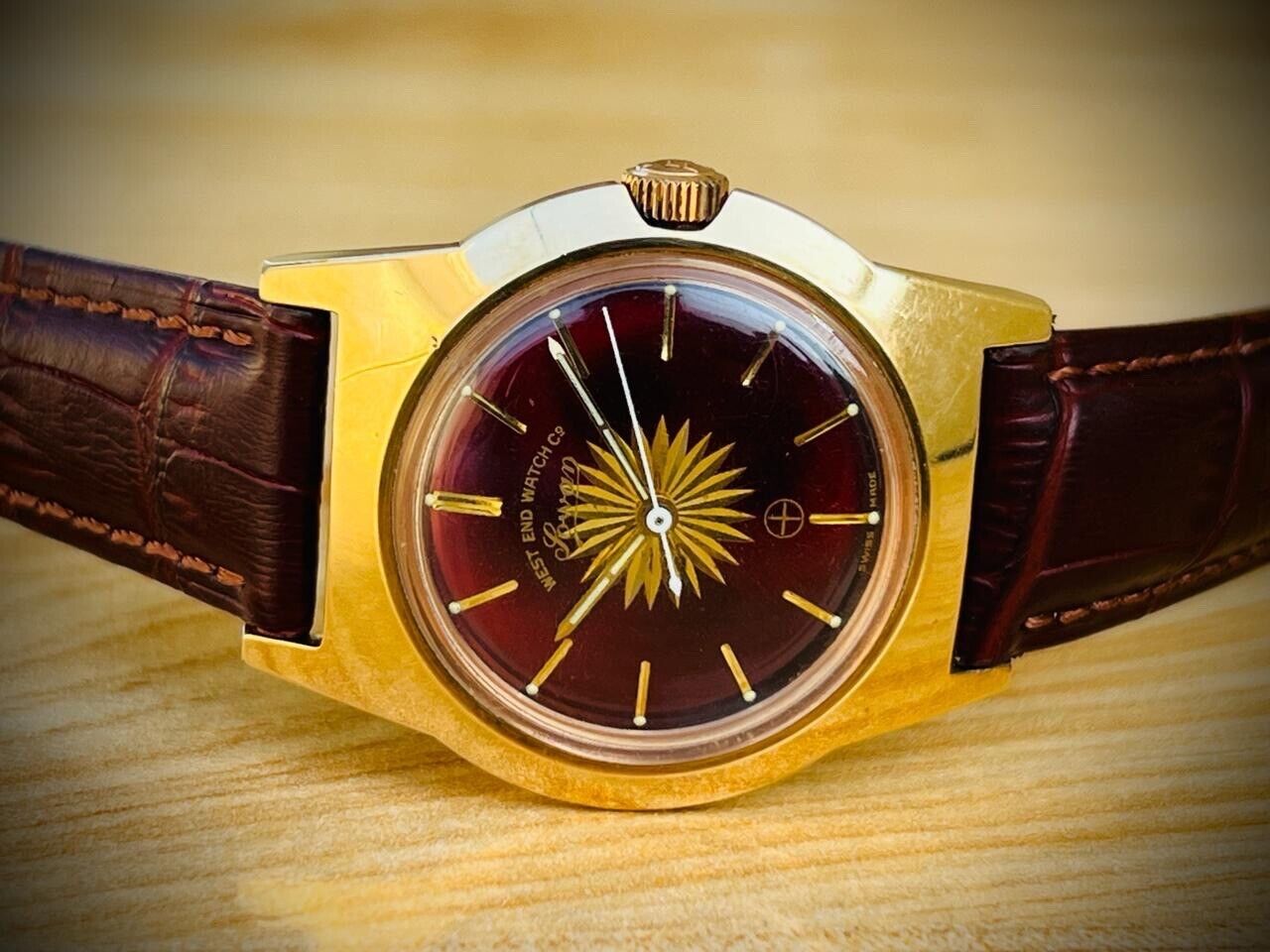 Vintage West End Stunning Dial Manual Wind Gents Watch 36mm Swiss Made - Grab A Watch Co