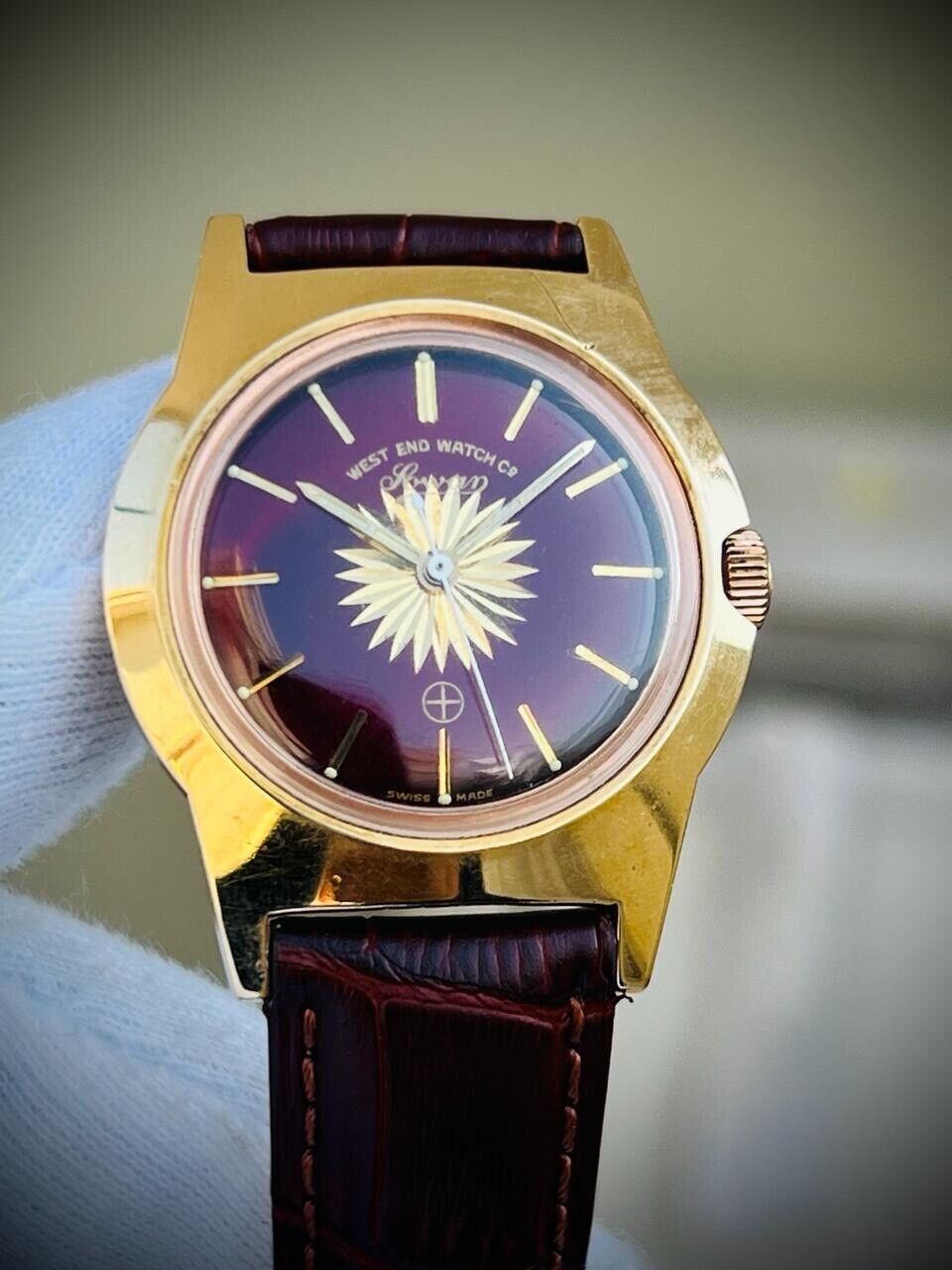 Vintage West End Stunning Dial Manual Wind Gents Watch 36mm Swiss Made - Grab A Watch Co