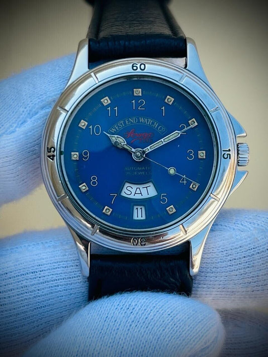 Vintage West End Sowan 2000 Commander Automatic Gents Watch, Swiss made Rare