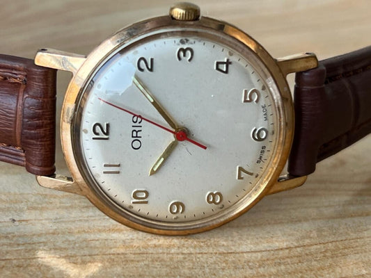 Vintage Oris Manual Wind RARE Slim 33mm Men’s Watch, Perfect