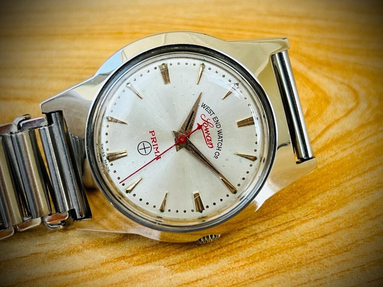 Vintage West End NOS Manual Wind Gents Watch 35mm, Swiss Made