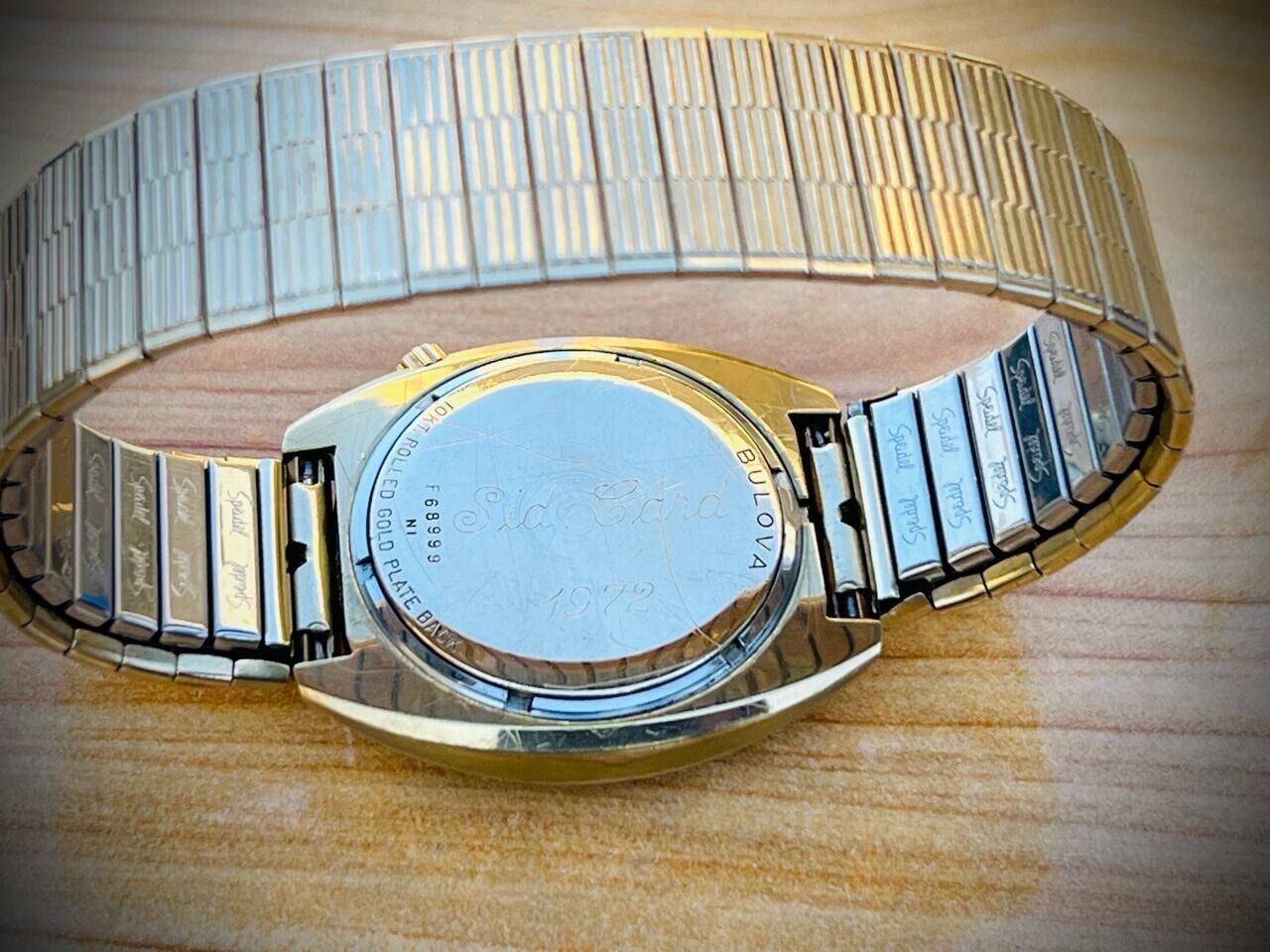 Vintage Bulova Accutron 10k GP Slim 36mm Tuning Fork Movement, Mens Watch, RARE