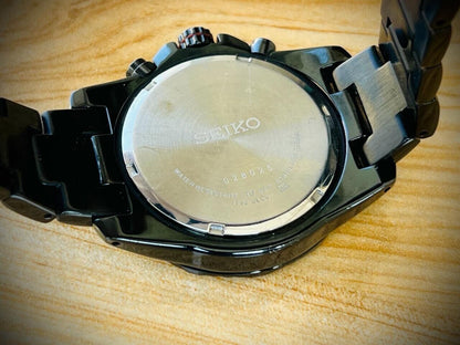 Seiko Criteria 100m Chronograph Quartz 43mm Mens Watch, RARE