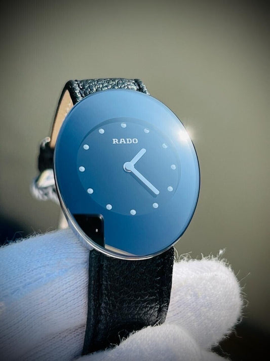 Perfect Rado Esenza Black Dial Ladies Watch, Swiss 25mm Quartz With Tag