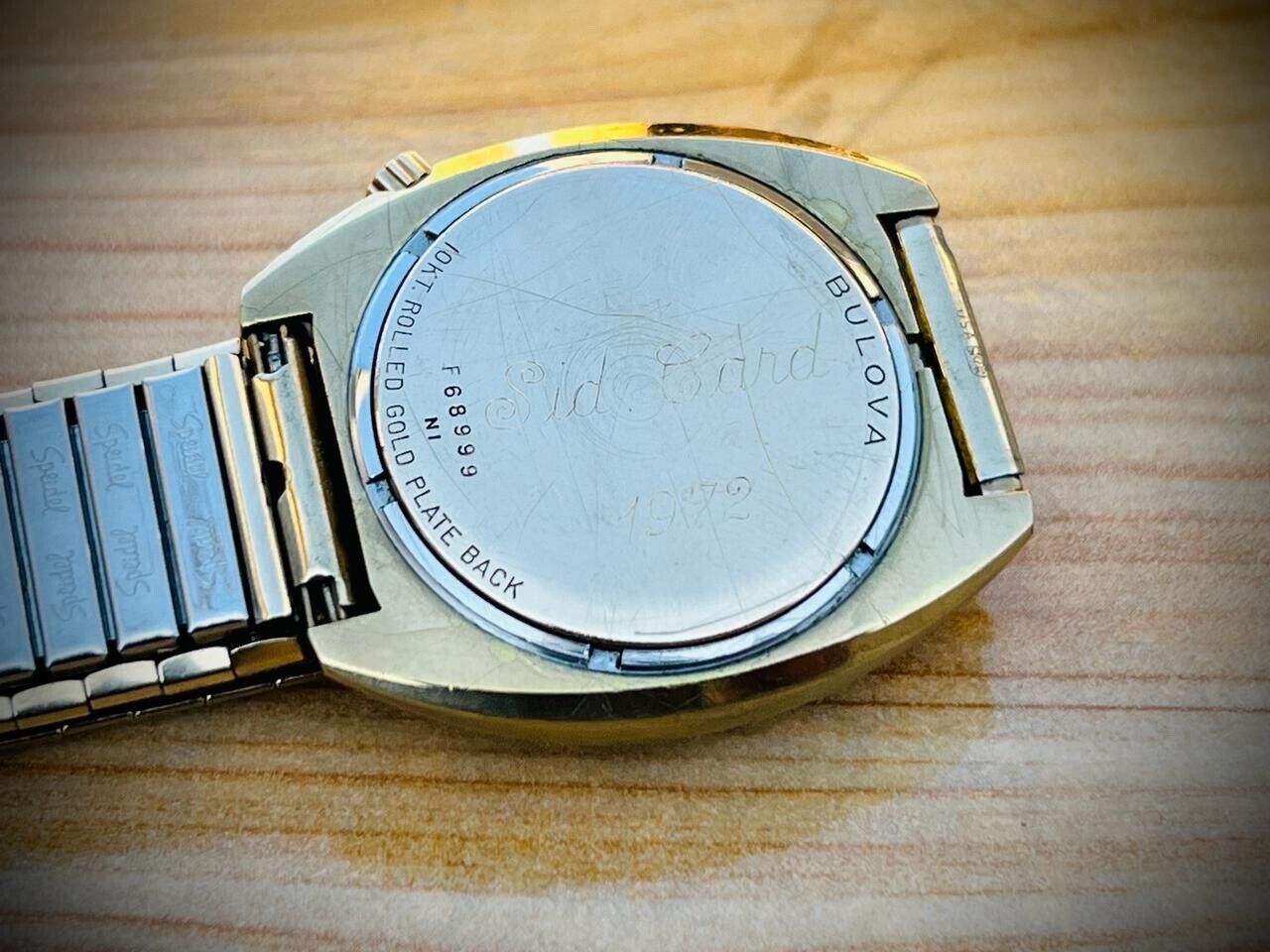 Vintage Bulova Accutron 10k GP Slim 36mm Tuning Fork Movement, Mens Watch, RARE