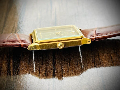 Beautiful Rado 28mm Black Diamond Dial Slim Quartz Unisex Watch Swiss - Grab A Watch Co
