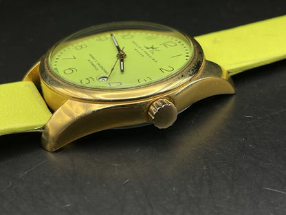 Bello & Preciso Milano Italain Mens Watch NOS Green Apple Dial Automatic 40mm - Grab A Watch Co