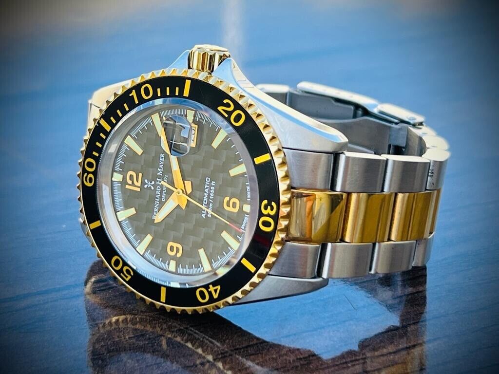 Bernhard H. Mayer 500m Divers Automatic Gents Watch, Perfect Box & Papers - Grab A Watch Co