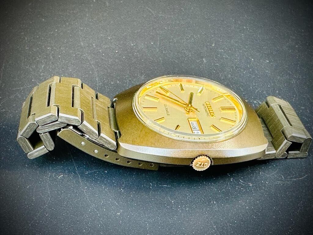 Citizen NOS 21 Jewels Rare Automatic Ref:510751 Titanium Case 36mm, Japan Made - Grab A Watch Co