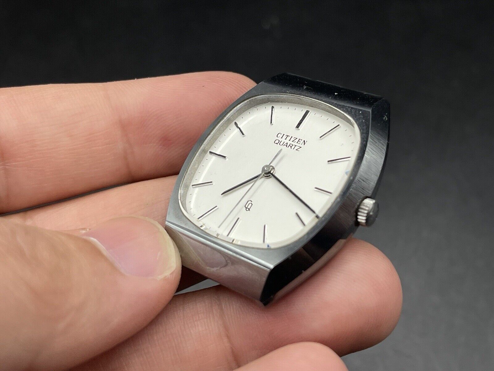 Collectable Vintage Citizen CQ Quartz Genuine Watch, 34mm, Not Working - Grab A Watch Co