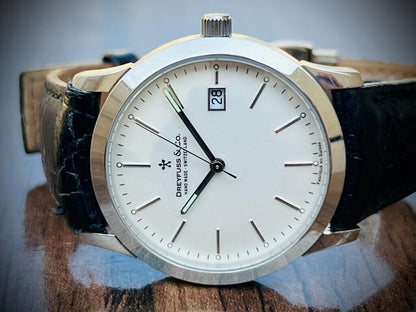 Dreyfuss & Co Mens Luxury Dress Watch No.1103 Mens Watch, Swiss Made - Grab A Watch Co